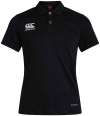 CN263F QA005707 Canterbury Ladies Club Dry Polo Shirt Black colour image